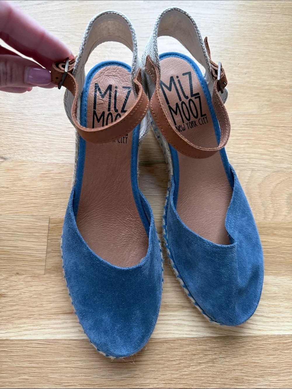 Miz Mooz blue suede